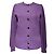 Chanel Cashmere-Cardigan im Cara Delevingne-Stil Lila