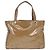 CHANEL COCO Borsa Tote in pelle lucida Beige CC Auth bs16858 - vista 2