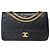 Mademoiselle CHANEL Timeless/Classique Navy Blue Leather Bag - 121271438