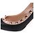 Valentino Garavani VALENTINO - Décolleté Valentino Rockstud in pelle nera (T37) Nero - vista 4