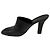 Mules in pelle di agnello con logo CC in rilievo nero Chanel 2017 - vista 3