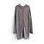 Chanel Sport Line 2009 09P Langer Cashmere-Cardigan mit Reißverschluss Grau - Ansicht 5