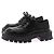 LOUIS VUITTON Scarpe stringate T.UK 9 Pelle Nero - vista 3