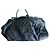 Borsa da viaggio Prada nera in pelle e nylon Nero