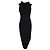 Vestido midi drapeado Khaite Spence en algodón negro
