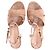 Sandali con tacco a piattaforma Bebe in suede nudo di Gianvito Rossi - vista 5