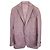 Blazer esportivo Versace Collection em algodão rosa