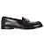 Valentino Garavani Mocassini Valentino VCHAIN in pelle nera Nero