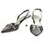 Rene Caovilla Tacchi EU37.5 Grigio Seta Slingback Scarpe US7 NIB Argento - vista 2