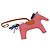 Hermès HERMES Rodeo Charm Pelle Rosa Auth 84092