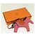 Hermès HERMES Rodeo Charm Pelle Rosa Auth 84092 - vista 14