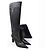 Botas altas de cuero negro Versace Virtus - vista 4
