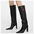 Botas altas de cuero negro Versace Virtus - vista 6