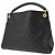 Louis Vuitton Monogram Empreinte Artsy MM Noir Handtasche Schwarz - Ansicht 3