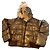 Chaqueta Moncler de Plumas Marrón con Piel Castaño