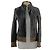 Autre Marque Graue Schaflederjacke