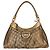 Borsa a mano Gucci Abbey D-Ring Marrone in Cotone