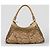 Borsa a mano Gucci Abbey D-Ring Marrone in Cotone - vista 4