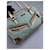 Borsa a mano Gucci Bowling Turchese in cotone - vista 10
