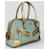 Borsa a mano Gucci Bowling Turchese in cotone - vista 2