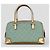 Borsa a mano Gucci Bowling Turchese in cotone - vista 7
