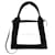Everyday Balenciaga Navy Cabas XS Handbag Black Eggshell Leather Cloth  ref.1608723