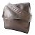 Borsa a spalla in pelle di vitello bronzo Chanel - vista 2