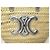 Céline NUOVO BORSO A MANO CELINE 113832 CABAS PANIER PM TRIOMPHE RAPHIA ARGENTO - vista 6