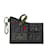 Fendi Zucca Charm Keychain Brown Black Red Leather  ref.1609702