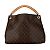 Borsa Tote Artsy MM Monogram Louis Vuitton Marrone - vista 4