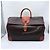 Luggage Céline Celine Große Macadam Canvas Leder Reisetasche Boston Braun - Ansicht 2