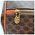 Luggage Céline Celine Große Macadam Canvas Leder Reisetasche Boston Braun - Ansicht 9