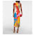 Vestido midi Etro de algodón rojo Roja - vista 3