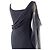 Cambon Vestido drapeado de chiffon de seda negra de Chanel - 2002 Karl Lagerfeld / Colección Crucero Negro - vista 3