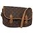 LOUIS VUITTON Monogram Gibeciere MM Borsa a Spalla M42247 LV Auth ar12433 Monogramma