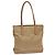 PRADA Tote Bag Nylon Beige Auth bs16845