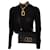 Sac bandoulière Valentino Garavani Vlogo cuir noir  - vue 9