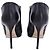 Botines de plataforma Jimmy Choo Lindsey 100 en cuero negro - vista 2