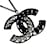 Collana di strass Chanel Nero