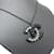 Collana di strass Chanel Nero - vista 4