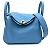 Hermès Borsa Hermes Lindy Swift Blue Azotic B Stamp 2023 Blu chiaro
