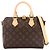 Sac à main Louis Vuitton Monogram Speedy Bandoulière 25 Marron Monogramme