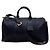 Executive Borsa da viaggio weekend Boston trapuntata a diamante Chanel Nero