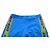 Leggings Off White Athleisure azules con raya logo lime - vista 6
