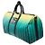Borsa LOUIS VUITTON Keepall in Tela Turchese - 102090 - vista 4