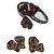 Kenneth Jay Lane bijoux vintage Bianco Multicolore Arancione