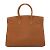 Hermès Borsa Hermes Birkin 35 in pelle Togo marrone - vista 2