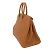 Hermès Borsa Hermes Birkin 35 in pelle Togo marrone - vista 3