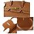 Hermès Borsa Hermes Birkin 35 in pelle Togo marrone - vista 7