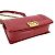 Borsa a spalla Chanel Boy con catena Chanel Rosso - vista 4